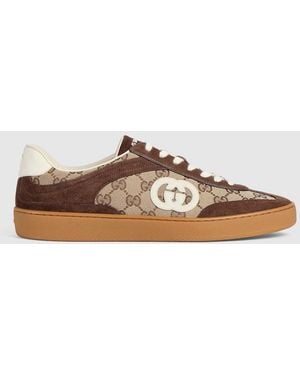 Gucci "G75" Sneakers - Brown