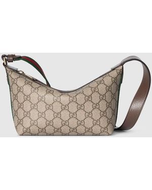 Gucci 〔オフィディア〕 ミニ ショルダーバッグ, ベージュ, Ggキャンバス - ホワイト