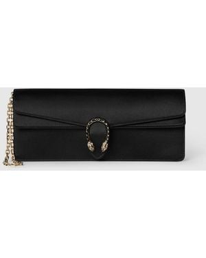 Gucci Dionysus Clutch, Fabric - Black
