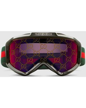 Gucci グッチ スキー ゴーグル, ブラック - マルチカラー