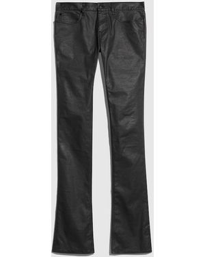 Gucci Coated Stretch Cotton Denim Pants - Gray