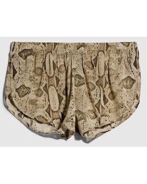 Gucci Printed Silk Shorts - Metallic