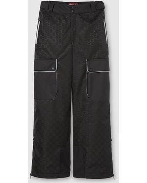 Gucci Gg Technical Fabric Jacquard Pant, Ready-To-Wear - Black