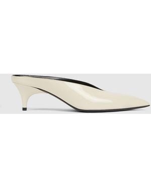 Gucci 97 Heeled Mule, Leather - White