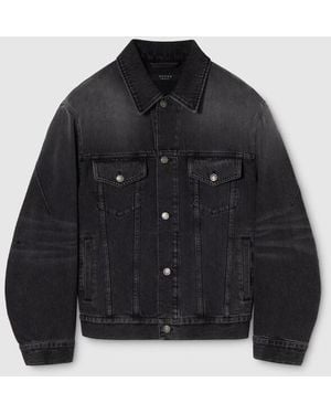 Gucci Washed Certified Cotton Denim Jacket - Black
