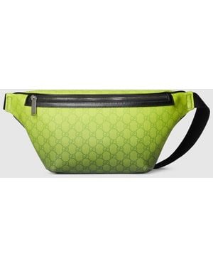 Gucci 〔グッチ クロマ〕ラージ ベルトバッグ, グリーン, ファブリック