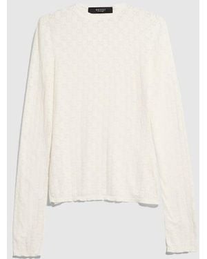 Gucci Gg Cotton Devoré Top - White