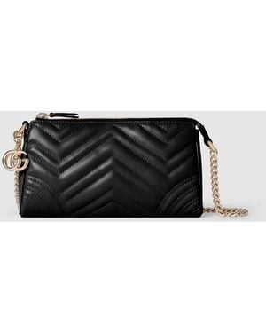 Gucci Gg Marmont Small Shoulder Bag - Black