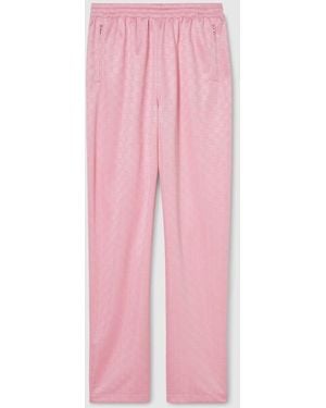 Gucci Gg Jersey Jacquard Leisure Pants - Pink