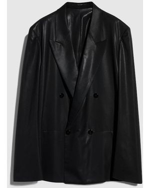 Gucci Wool Jacket With Chintzed Finish, Size 50 It, Ready-To-Wear - Black