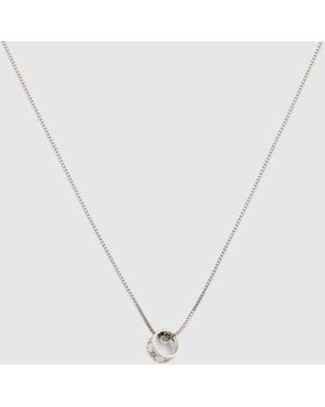 Gucci Signature Pendant Necklace - Metallic