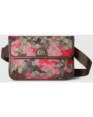 Gucci Small Gg Belt Bag, Size 90 - Pink