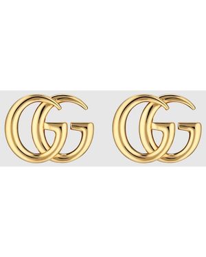 Gucci Gg Marmont Earrings - Metallic