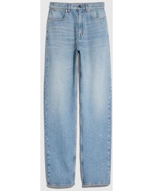Gucci Bleached Stone Washed Denim Pants, Size 34, Ready-To-Wear - Blue