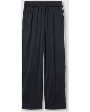 Gucci Gg Nylon And Jersey Pant, Ready-To-Wear - Blue