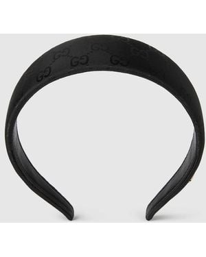 Gucci Gg Nylon Hair Band - Black