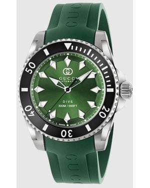 Gucci Dive Watch, 40Mm - Green