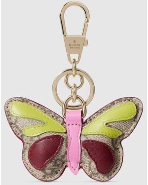 Gucci Butterfly-Shaped Keychain, Metal - Green