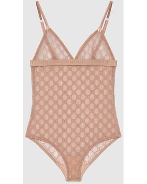 Gucci ピンク GG ボディスーツ