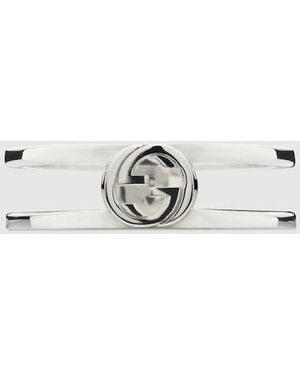 Gucci Interlocking Ring - White