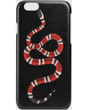 Gucci Snake Print Iphone 6 Case - Black