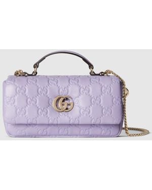 Gucci Gg Milano Small Top Handle Bag - Purple