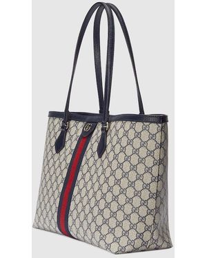 Gucci 〔グッチ トーティッシマ〕ラージ トートバッグ, ブルー