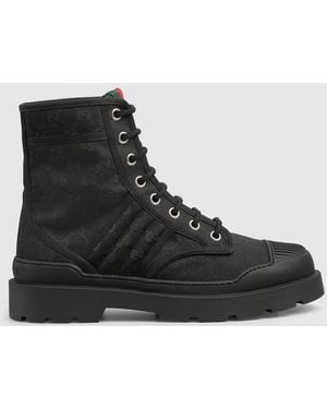 Gucci Web Boot - Black