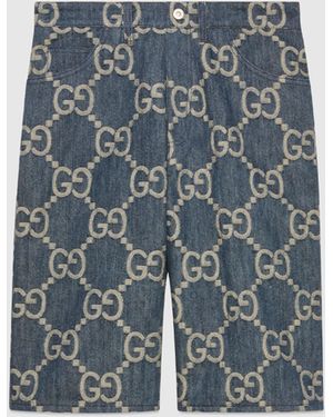 Gucci GGジャンボ デニム ショートパンツ, Size 29, ブルー, ウェア