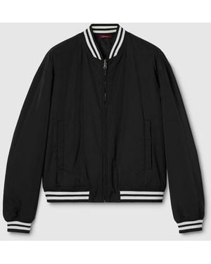 Gucci Reversible Nylon Twill Zip Jacket - Black