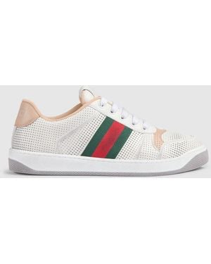 Gucci Screener Sneakers, Uk - White