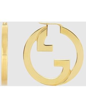 Gucci 〔グッチ ブロンディ〕フープピアス - メタリック