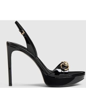 Gucci Donna Platform Sandal, Leather - Black