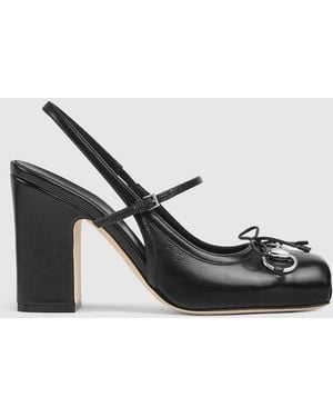 Gucci Horsebit Slingback Pump, Leather - Metallic