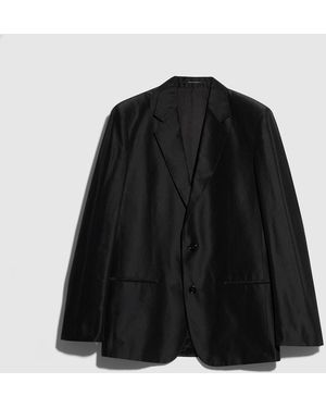 Gucci Fine Silk Faille Jacket - Black