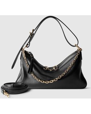 Gucci Starlet Medium Shoulder Bag, Leather - Black