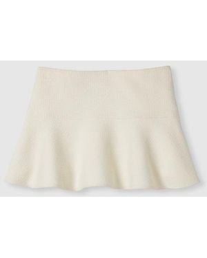 Gucci Wool Bouclé Mini Skirt - White