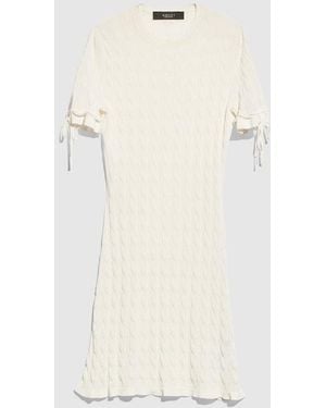 Gucci Braided Cotton Blend Dress - Natural