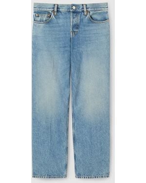 Gucci ストレートフィット デニム パンツ, ブルー, ウェア