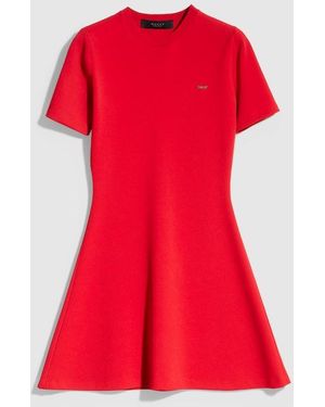 Gucci Fine Matte Viscose Dress, Size Xl, Ready-To-Wear - Red
