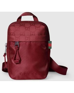 Gucci Nexus Mini Slingbag, Nylon - Red