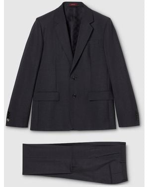 Gucci Wool Mohair Suit - Black