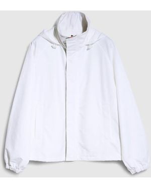 Gucci Compact Cotton Canvas Zip Jacket - White