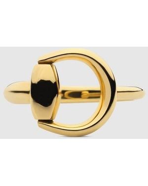Gucci Horsebit 18K Ring - Metallic