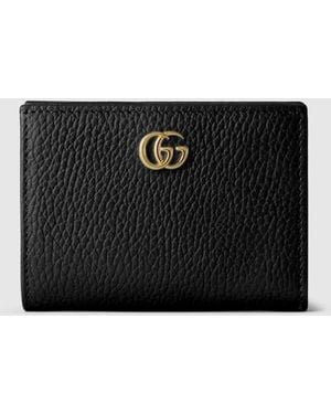 Gucci ダブルG ウォレット, ブラック, レザー