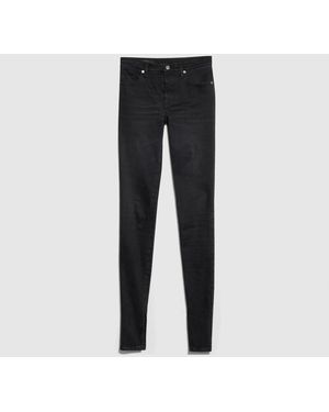 Gucci Washed Cotton Denim Skinny Pants - Black