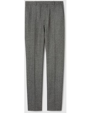 Gucci Wool Mouliné Pant, Ready-To-Wear - Gray