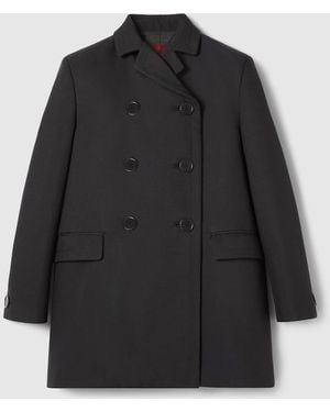 Gucci Fine Drill Jacket With Martingale, Ready-To-Wear - Black