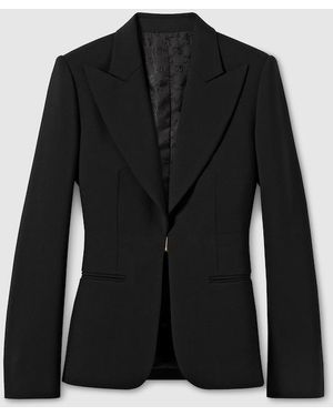 Gucci Technical Stretch Wool Jacket - Black