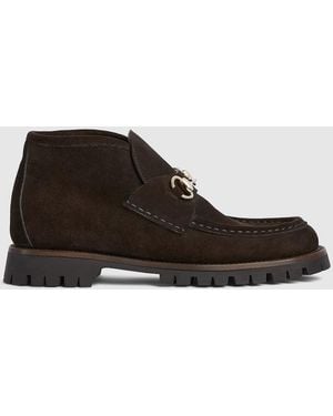 Gucci Horsebit Ankle Boot - Black